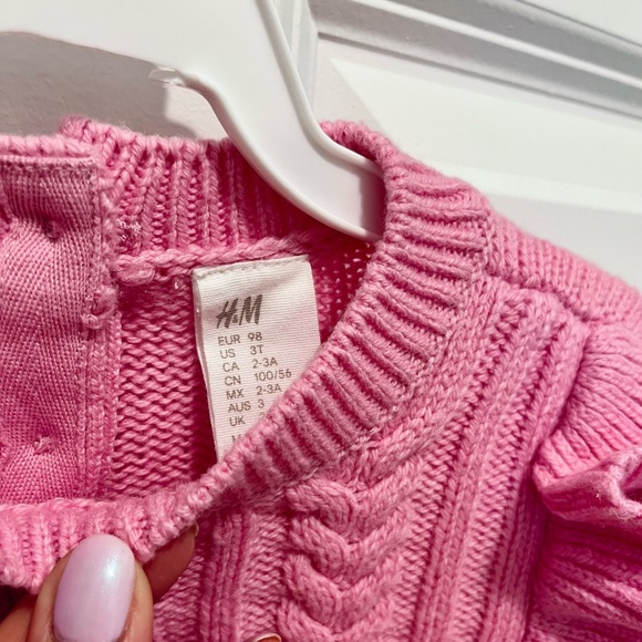 Toddler Girl Knit Sweater Worn Once - Picture 2 of 5